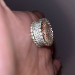 Pandora thick diamond all around ring
